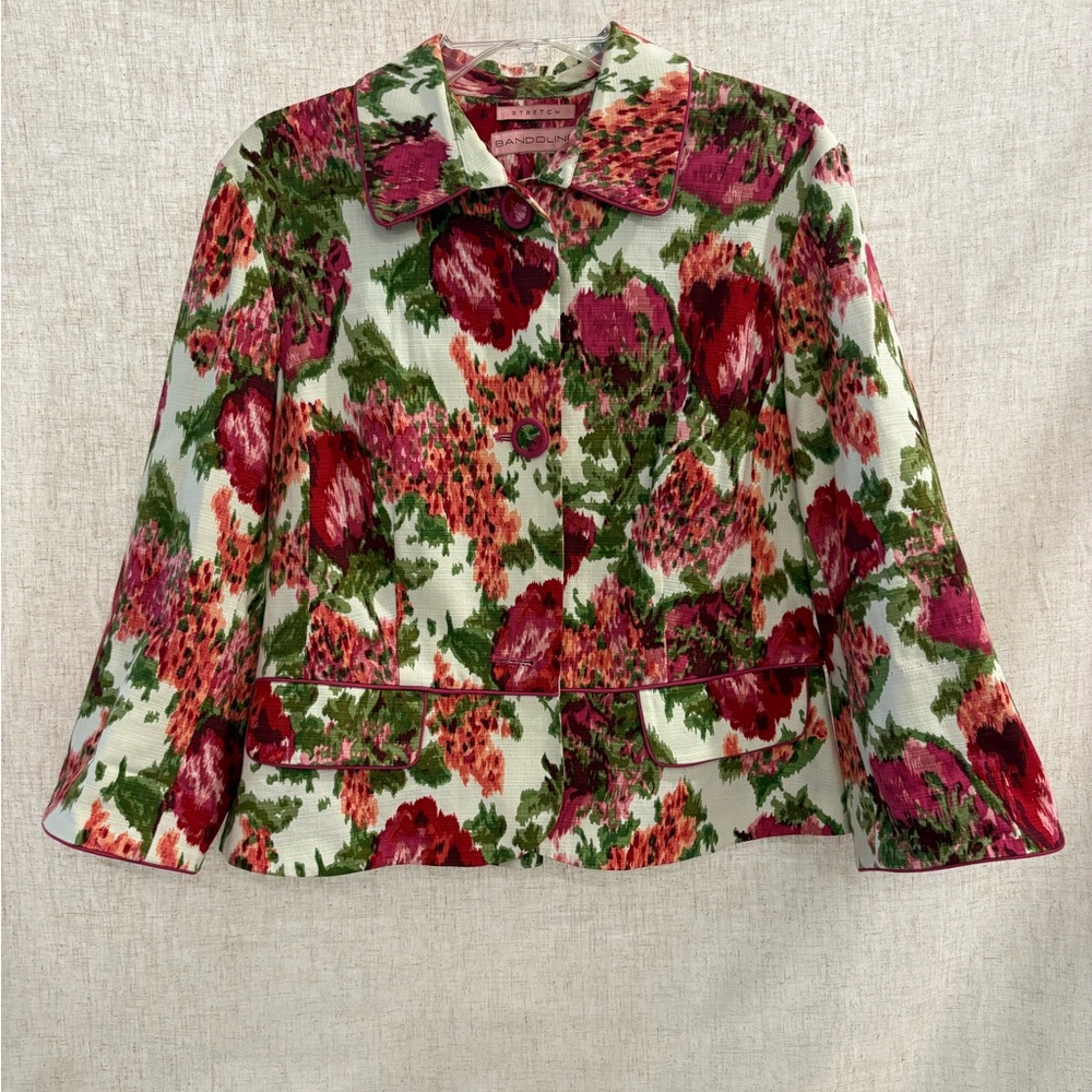 Bandolino Multicolor Floral Blazer Jacket